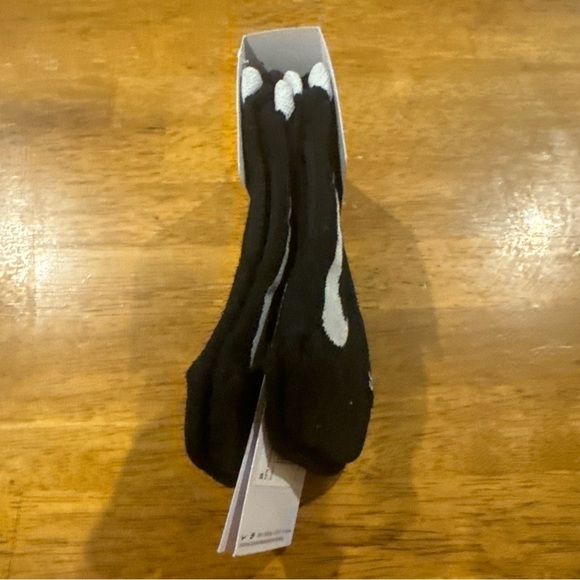 Nike Multipler No Show Socks 2 Pair Black SX7554 010 Small 4-6 New With Tags - Picture 3 of 5